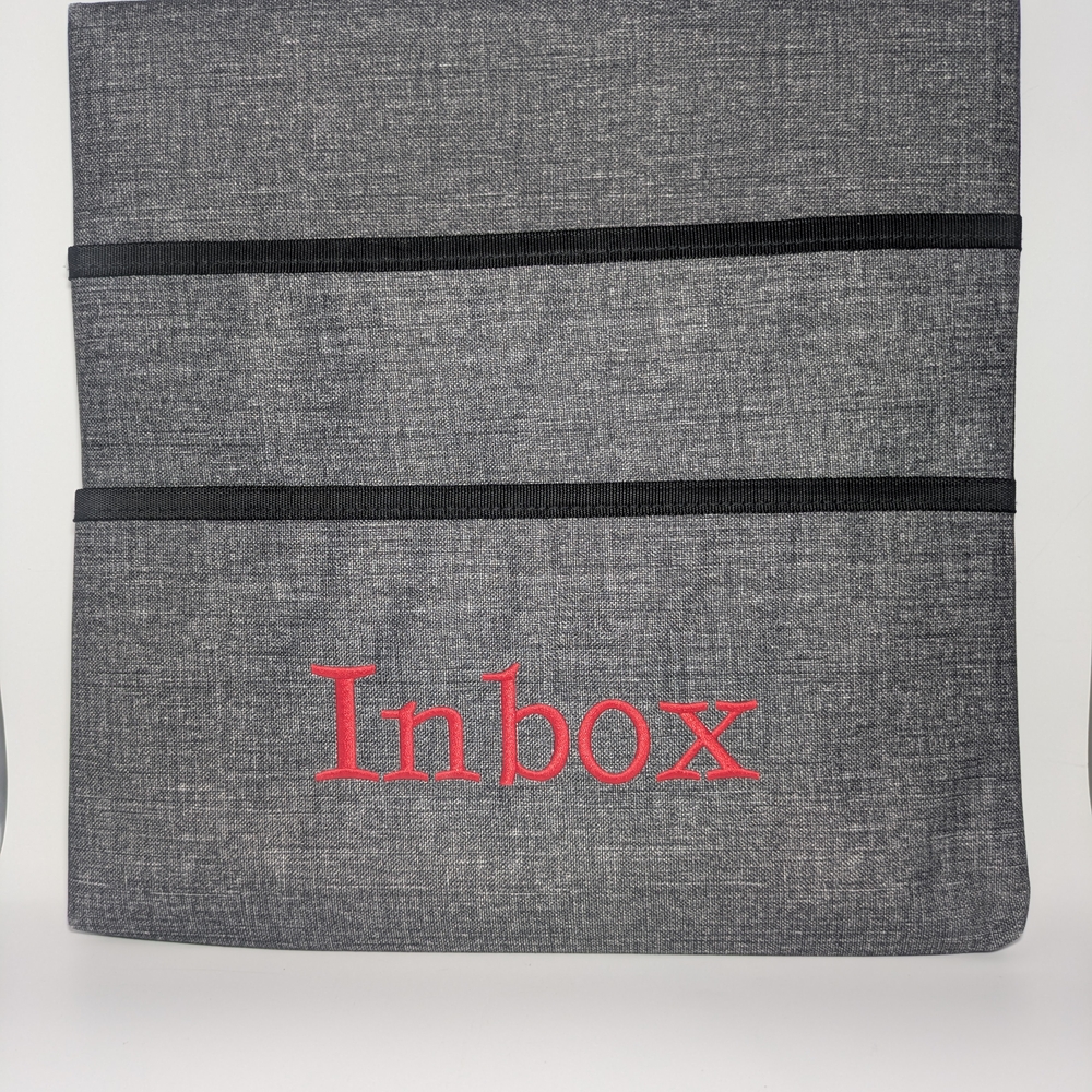 Gray and Black Men's Bag